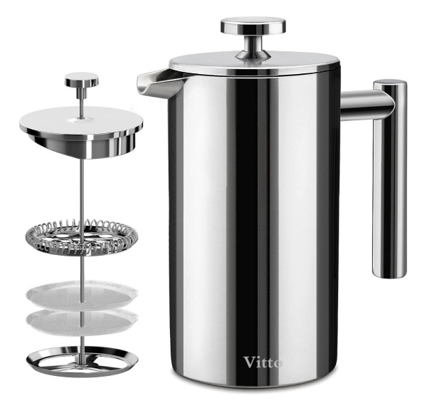 Cafetera Prensa Acero Inoxidable 350ml